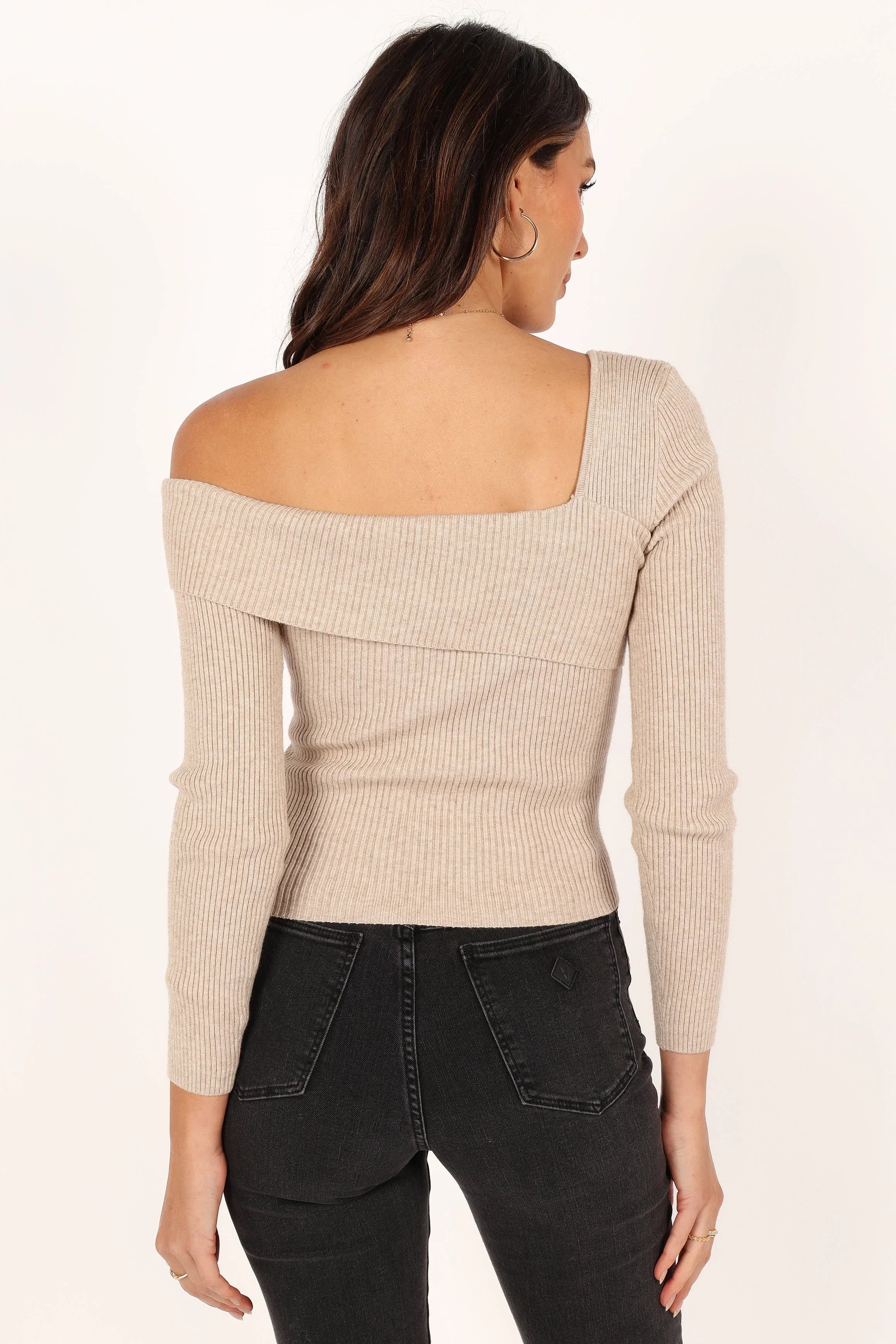 Aleena Knit Top Oatmeal