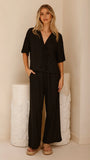 Lexi Linen Pants Black