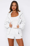Cant Miss It Lounge Shorts Grey Marle Rose Gold