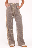 Fletcher Denim Racer Pants Leopard