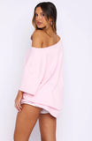 Wishing For It Off Shoulder Oversized Tee Posy