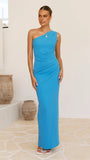 Cataleya Maxi Dress Azure Blue