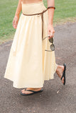 Orielle Maxi Skirt Lemon
