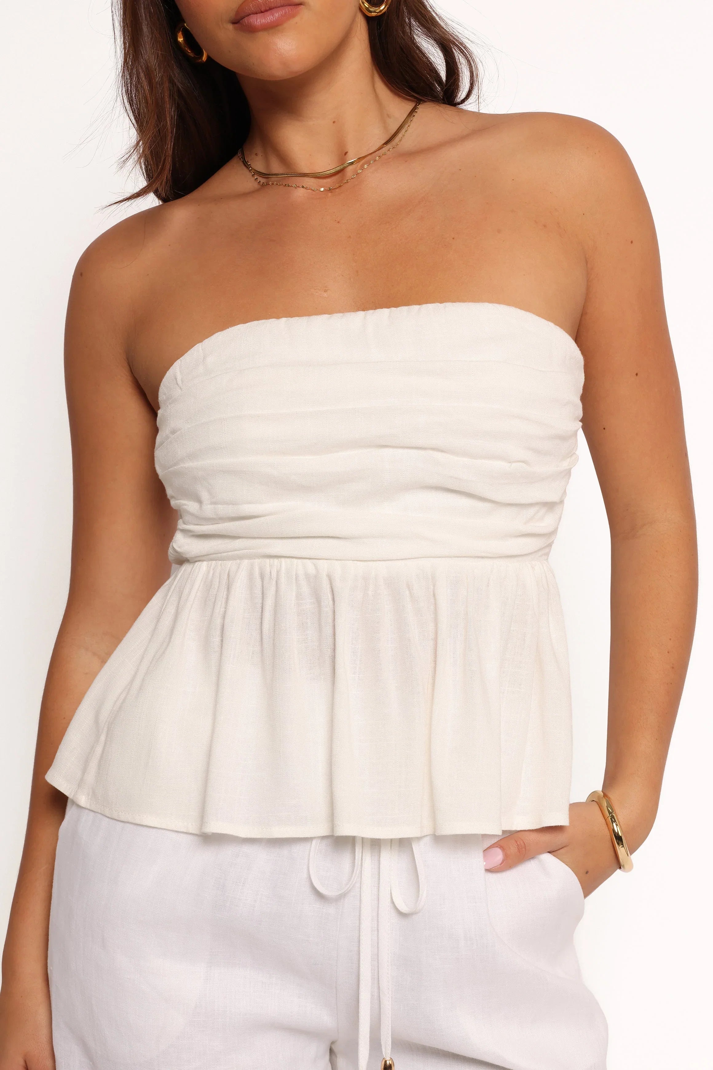 Maia Top White