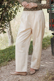 Sasha Barrel Jean Ecru