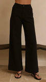 Zandra Wide Leg Jeans Black