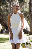 Anya Tulle Mini Dress White