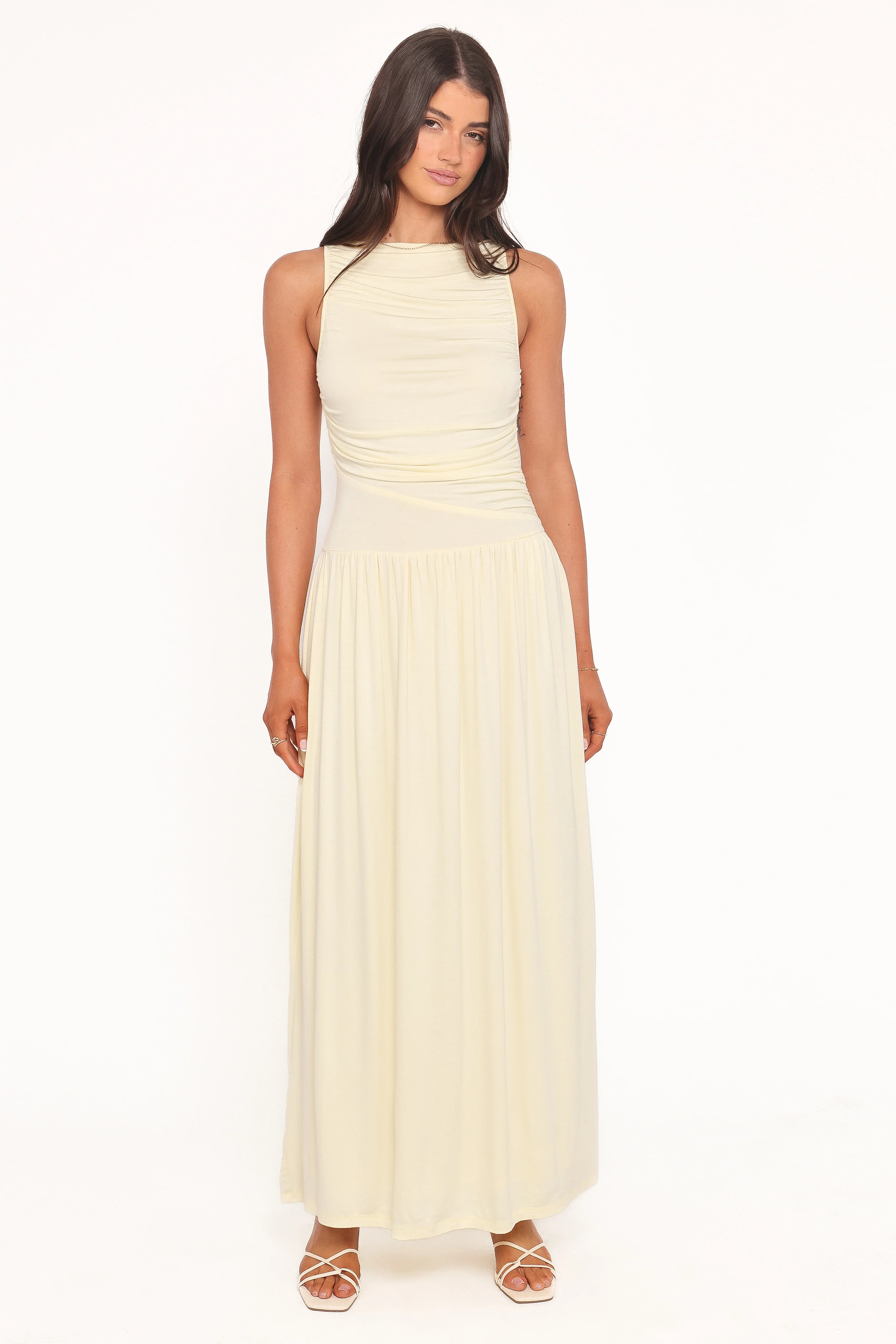 Shirley Maxi Dress Butter Yellow