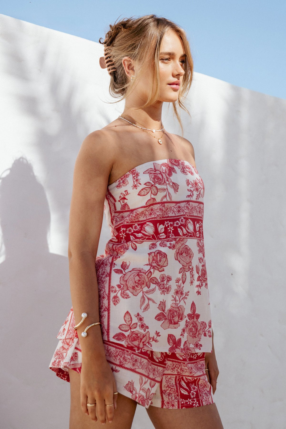 Clarke Shorts Rose Tile