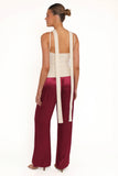 Carissa Satin Pants Berry