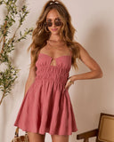 Jazmina Cut Out Halter Mini Dress