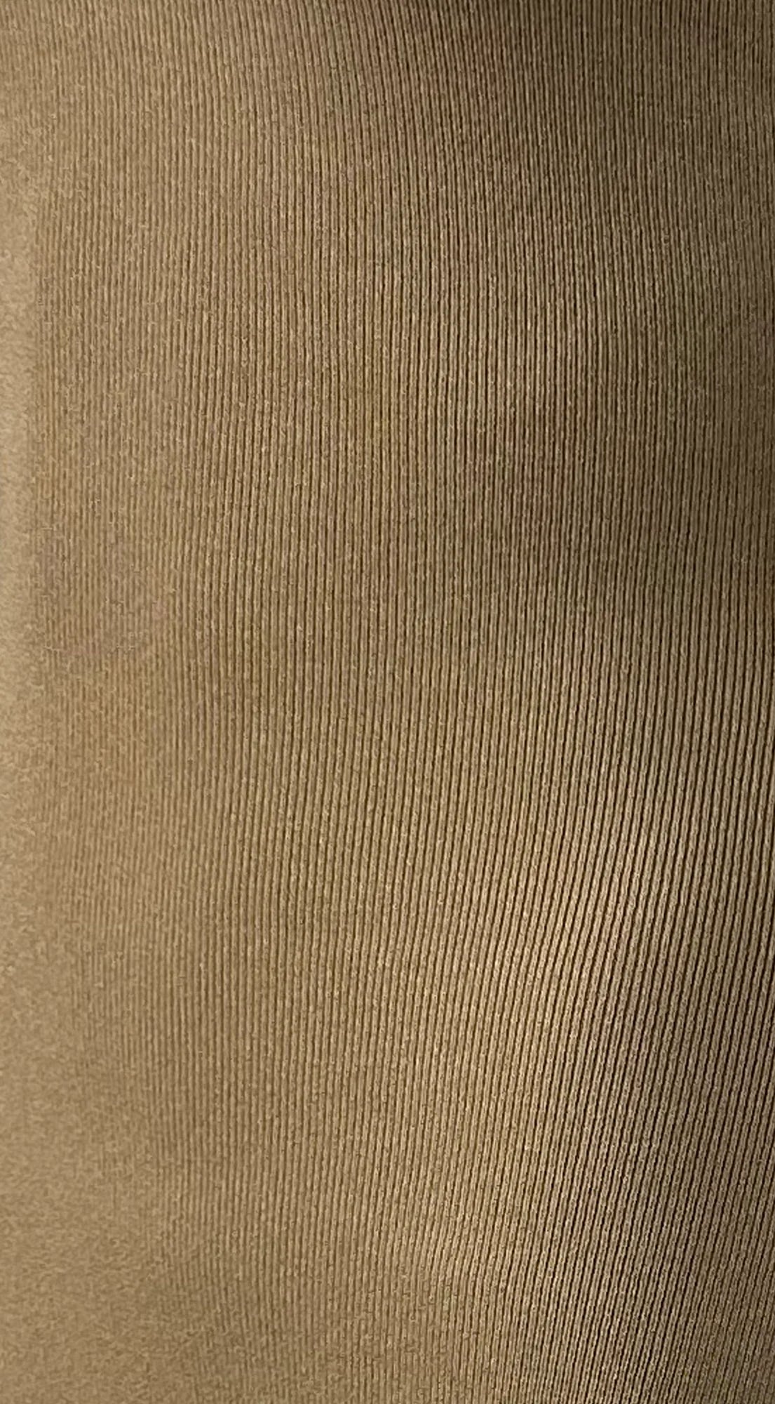 Sana Ribbed Side Slit Cami Midi Dress Beige