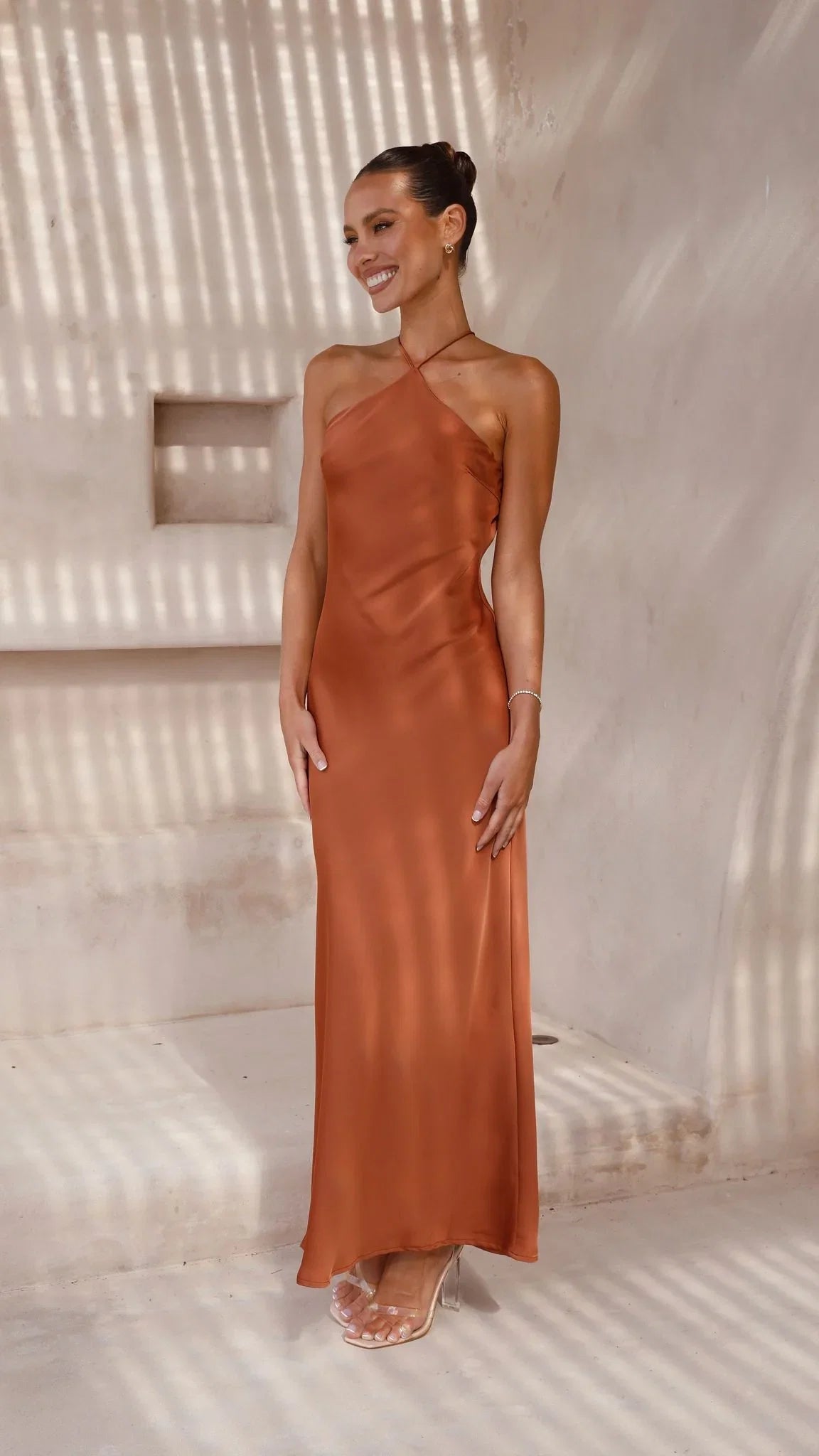 Chiara Maxi Dress Copper