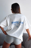 Having My Way Oversized Tee White