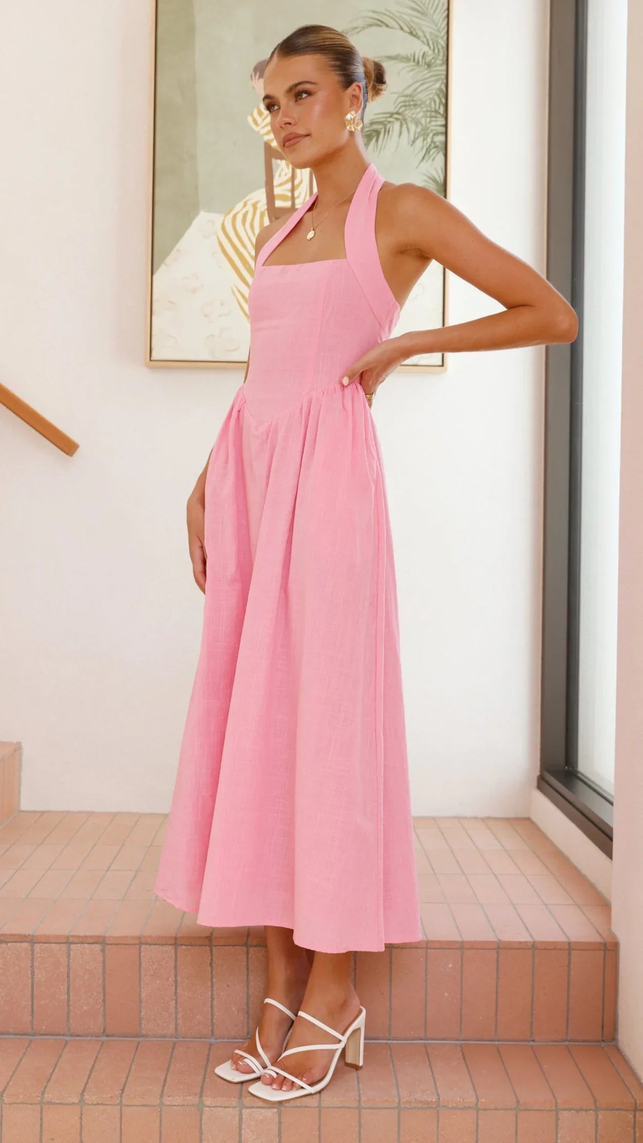 Caden Maxi Dress Pink