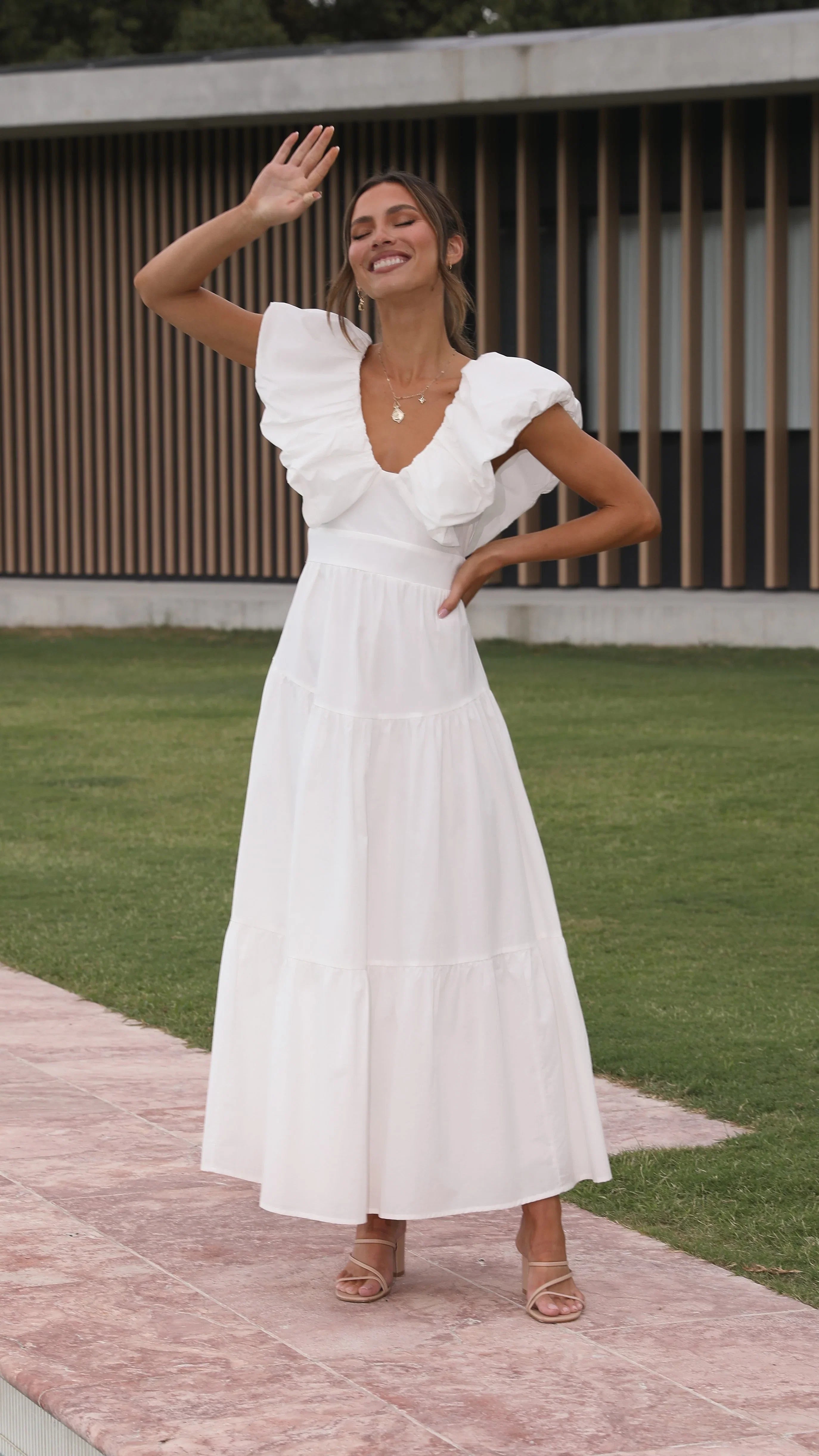 Emma Maxi Dress White
