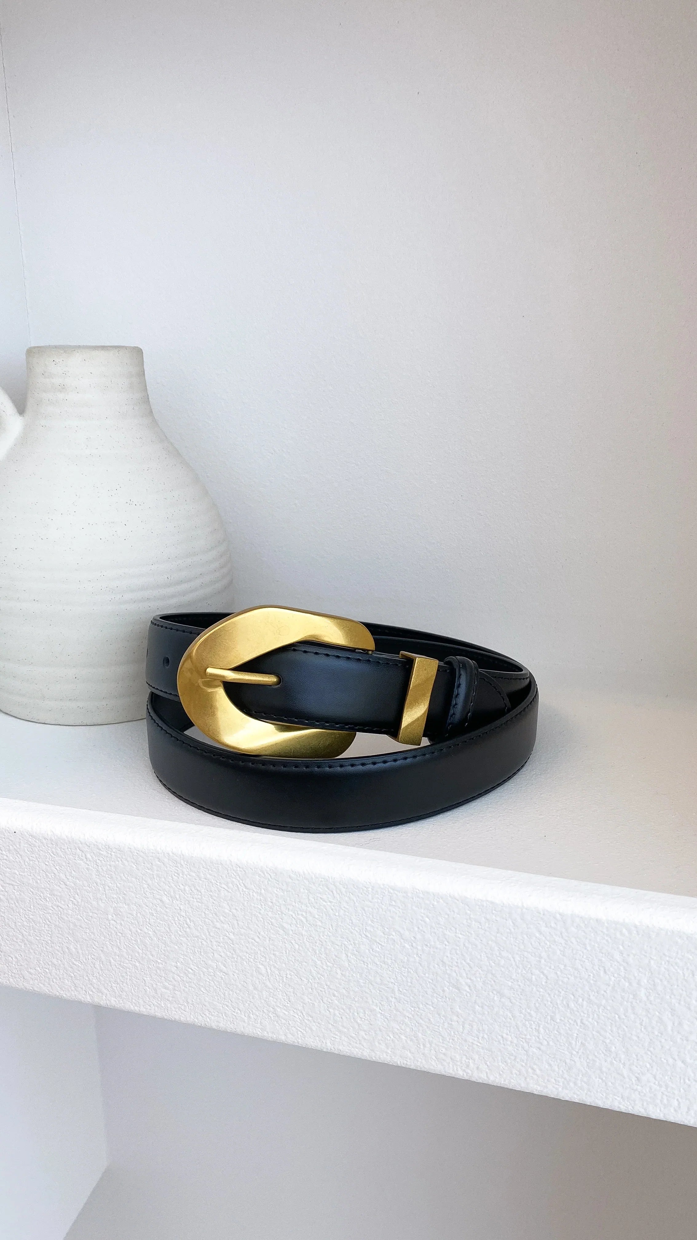 Evelyn Belt Black