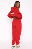 With Love In The Moment Sweatpants Red