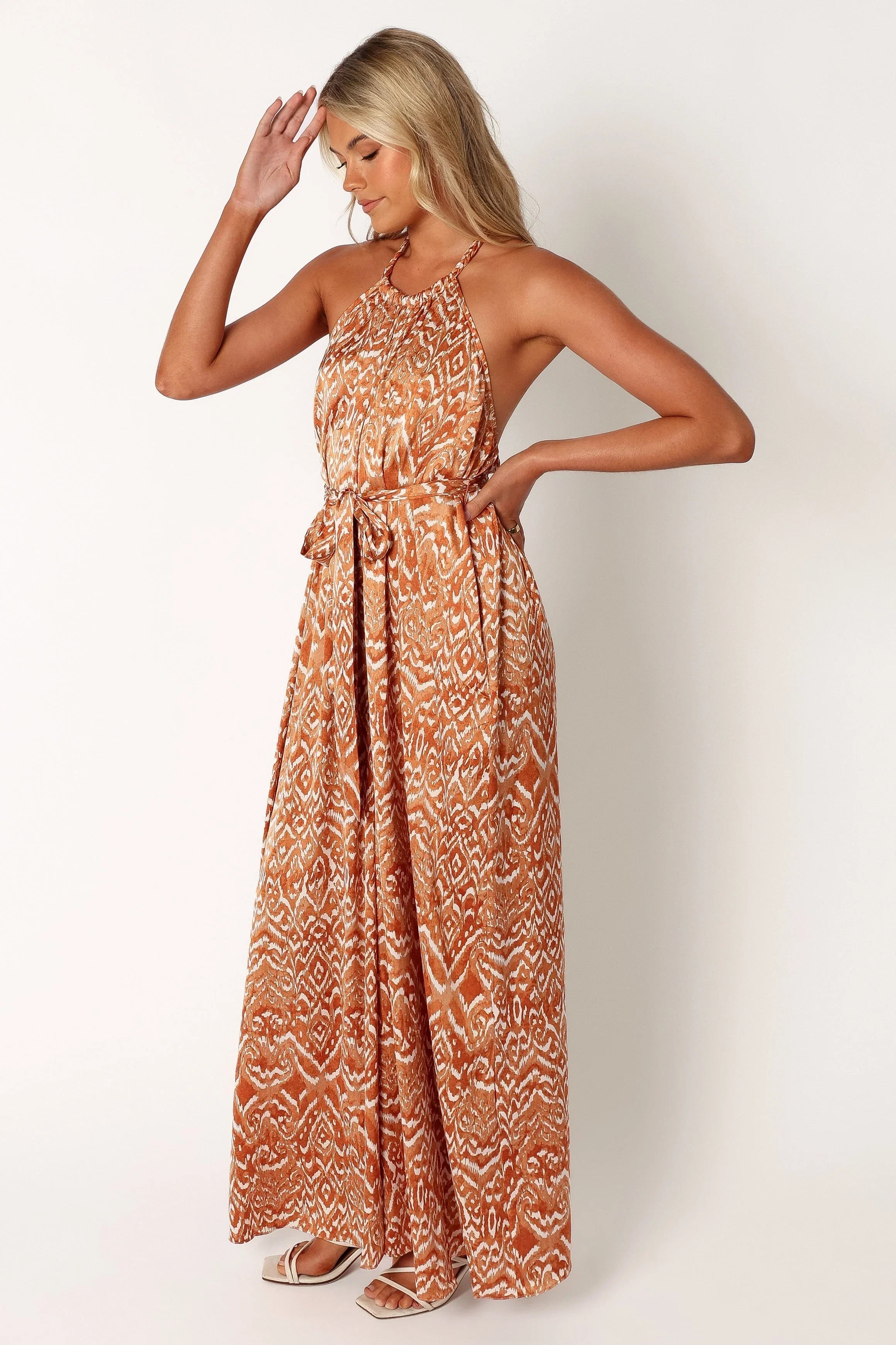 Hilton Jumpsuit Rust