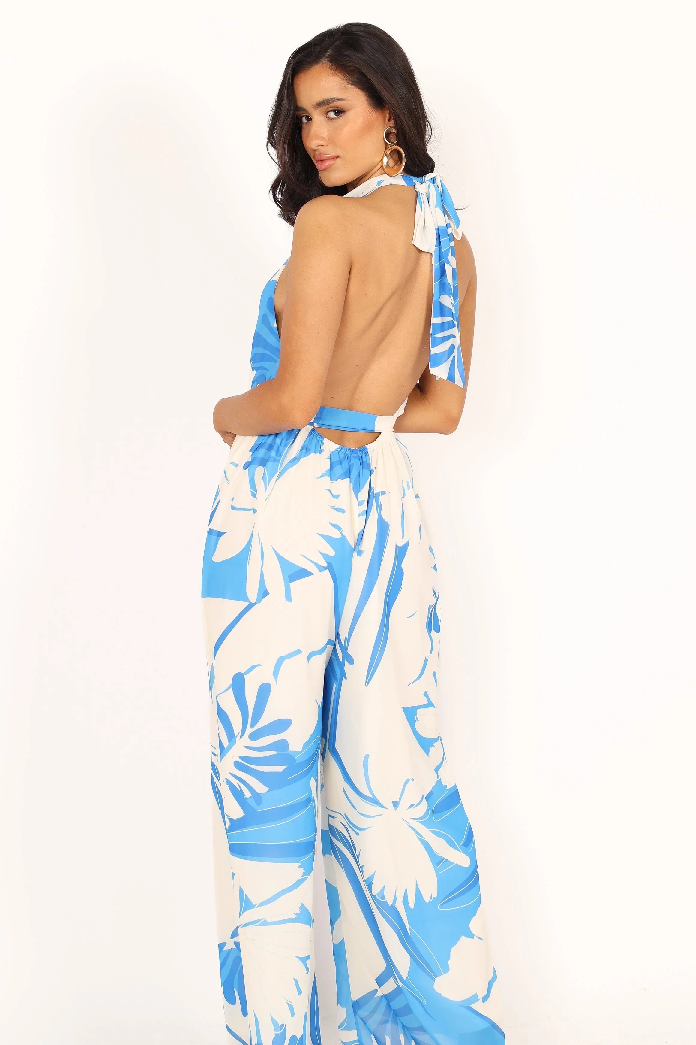 Aminah Jumpsuit Blue Floral