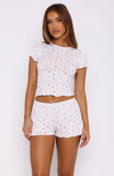 Dreamy Pyjama Shorts Pink Blossom