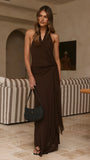 Amanda Maxi Dress Chocolate