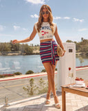 Lennie Wrap Mini Skirt