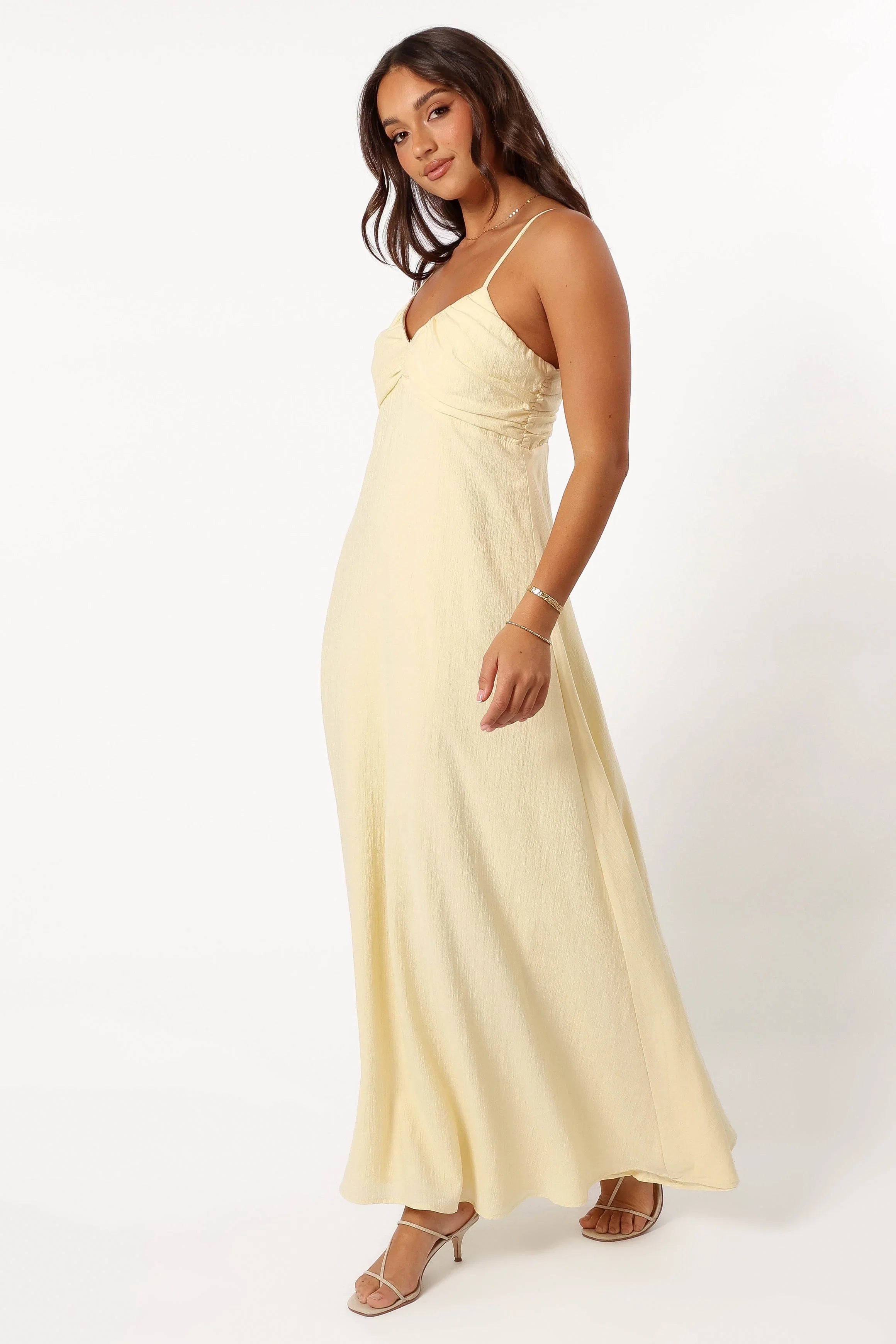 Maddie Maxi Dress Butter Yellow