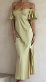 Louisa Midi Dress Olive