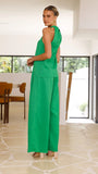 Melinda High Waist Pants Green