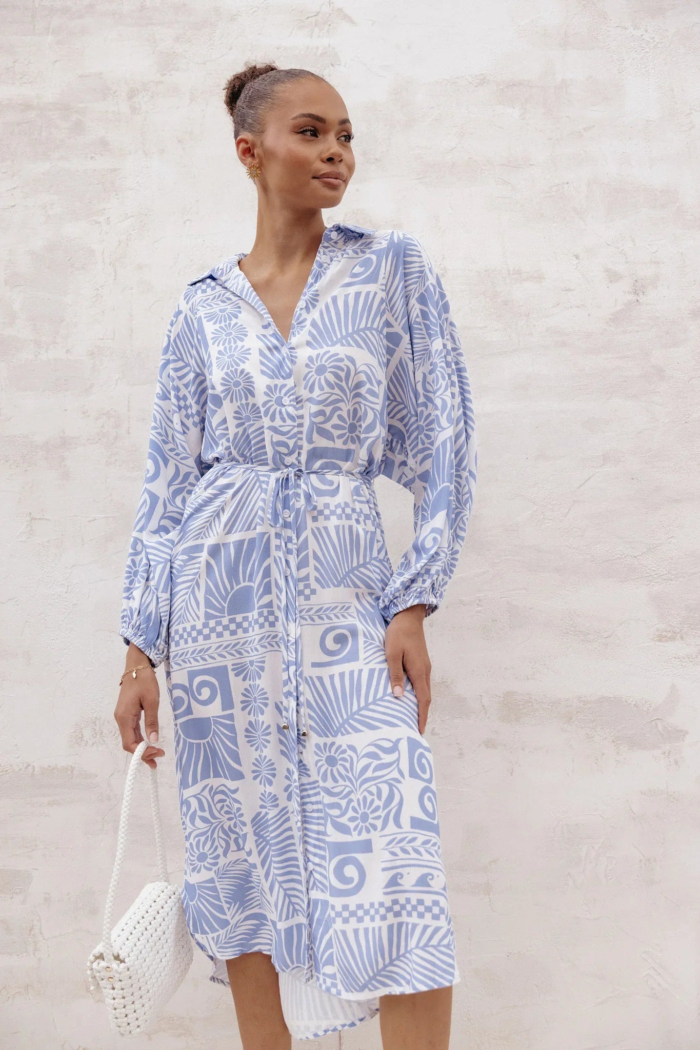Foster Midi Dress Malia Print