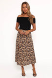 Willow Midi Skirt Black Ditsy Floral