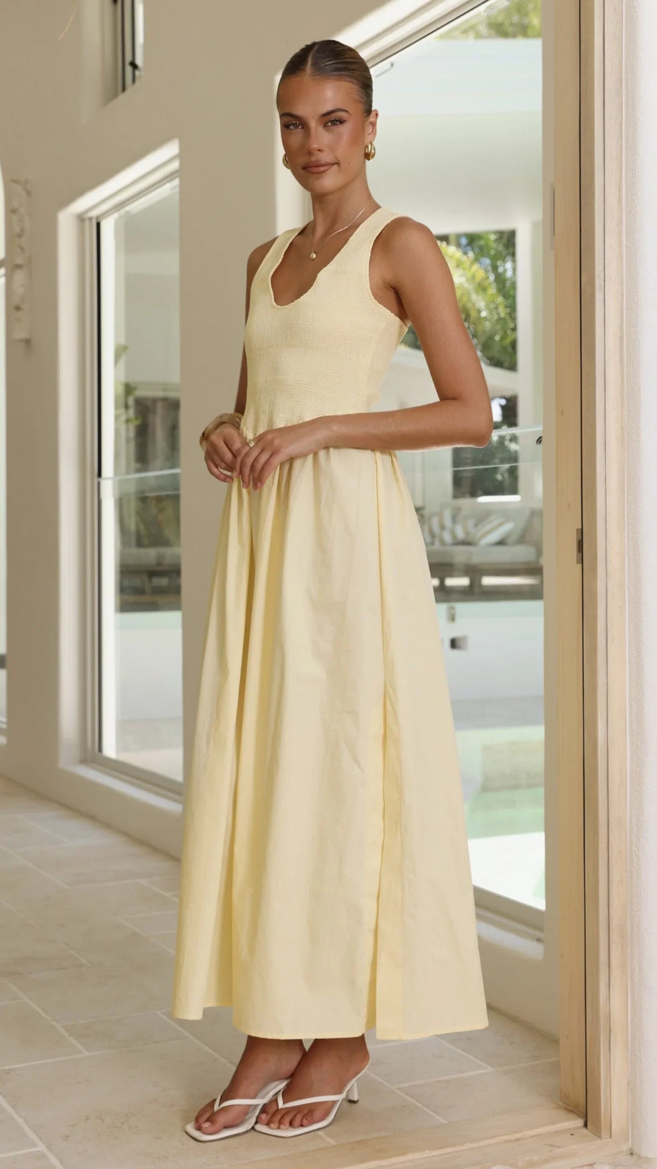 Amira Maxi Dress Yellow