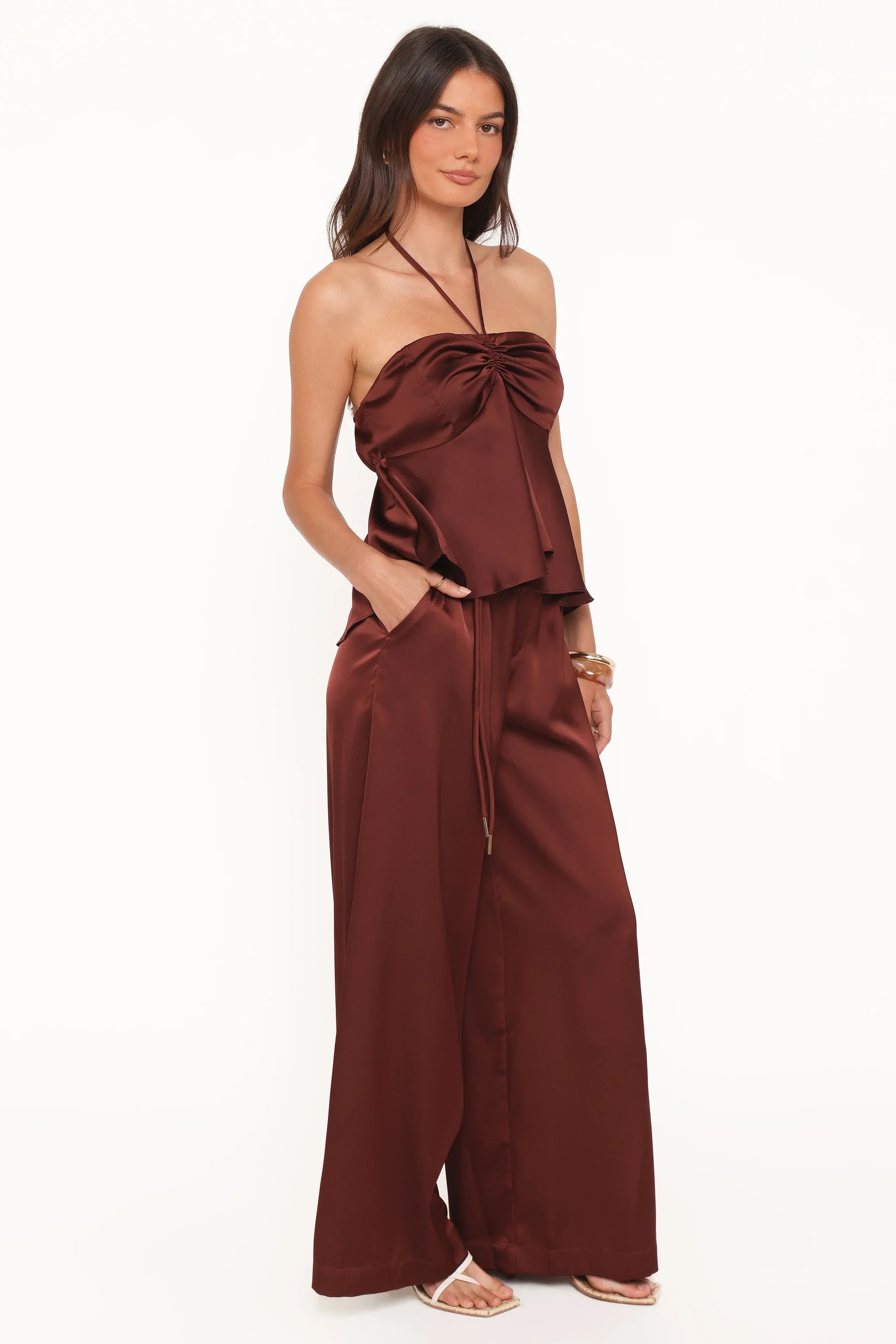 Vita Tailored Pant Brown