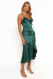 Birdie Wrap Dress Emerald Green