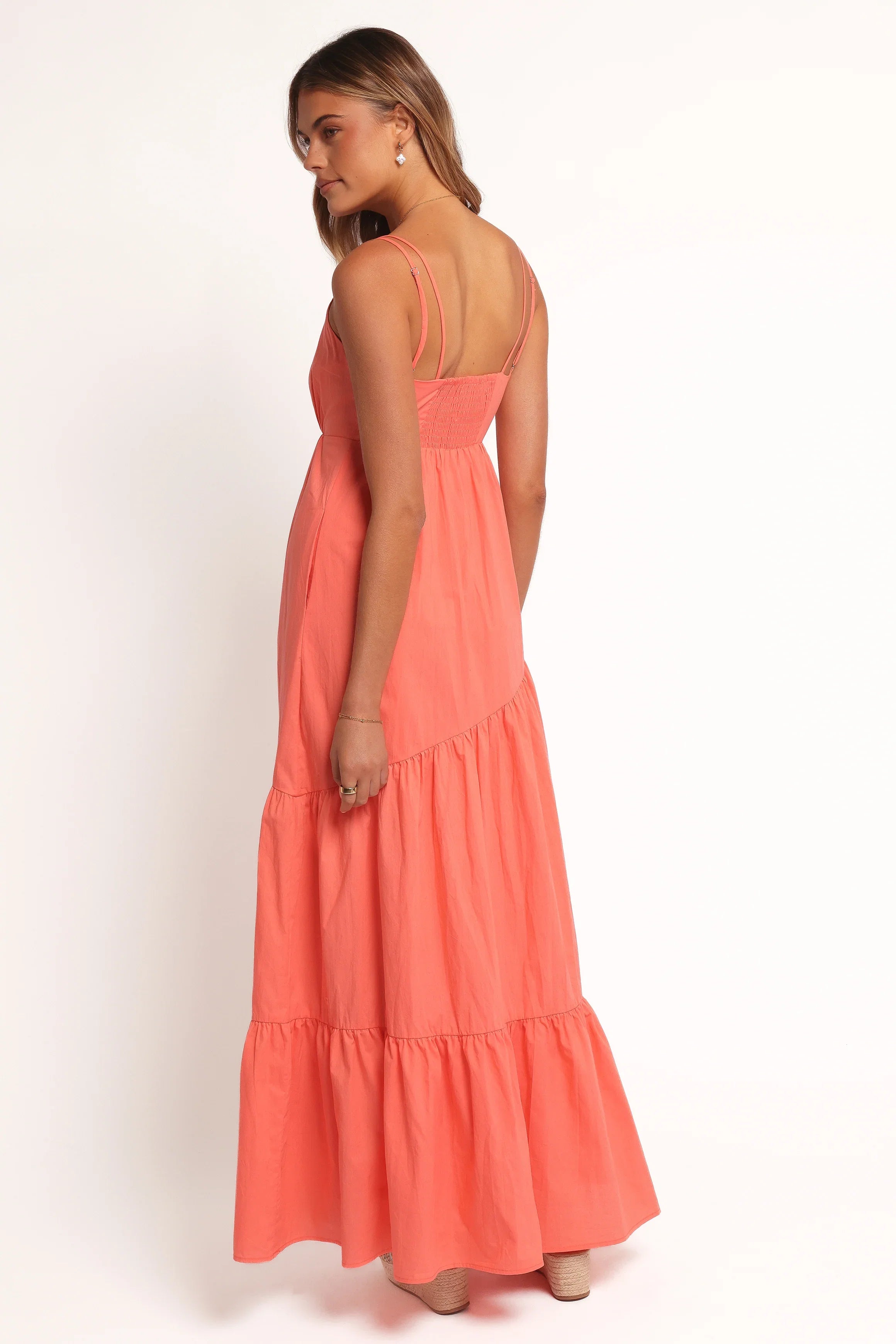 Forbes Maxi Dress Coral