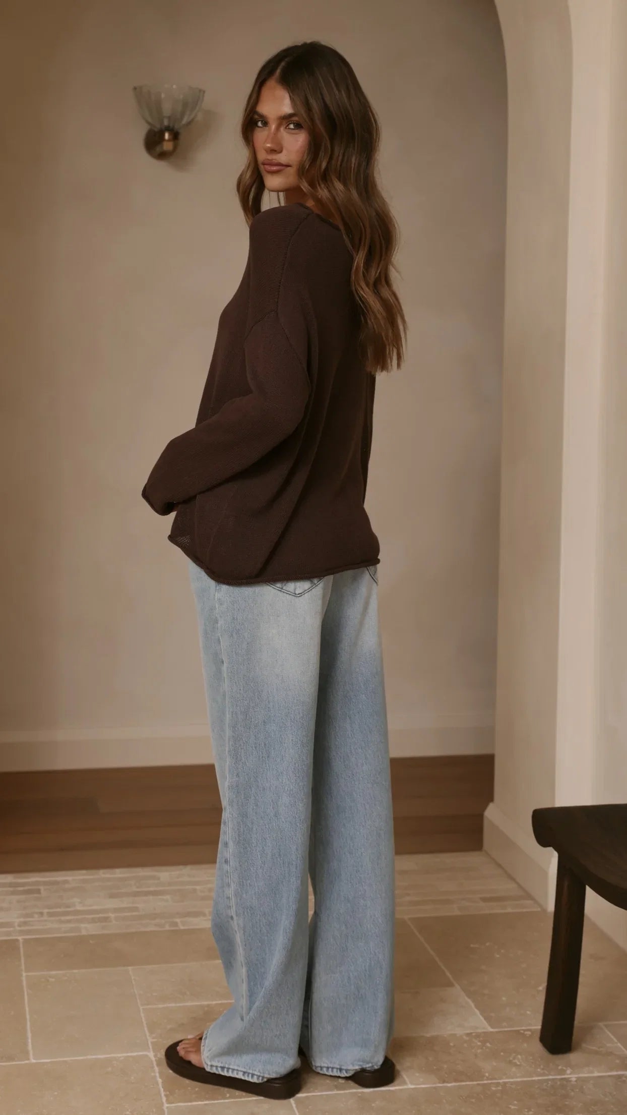 Lakoa Knit Top Chocolate