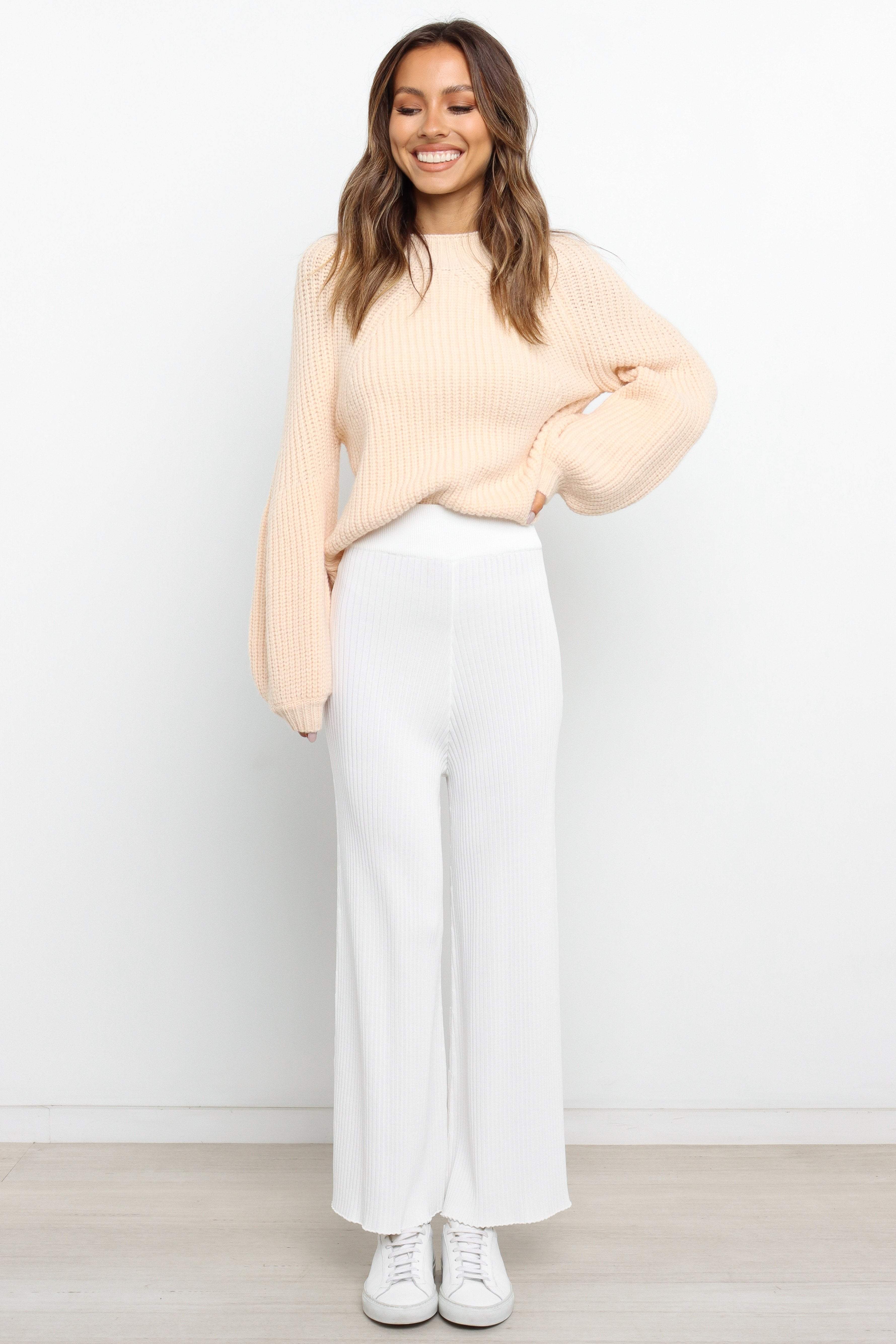 London Knit Sweater Beige