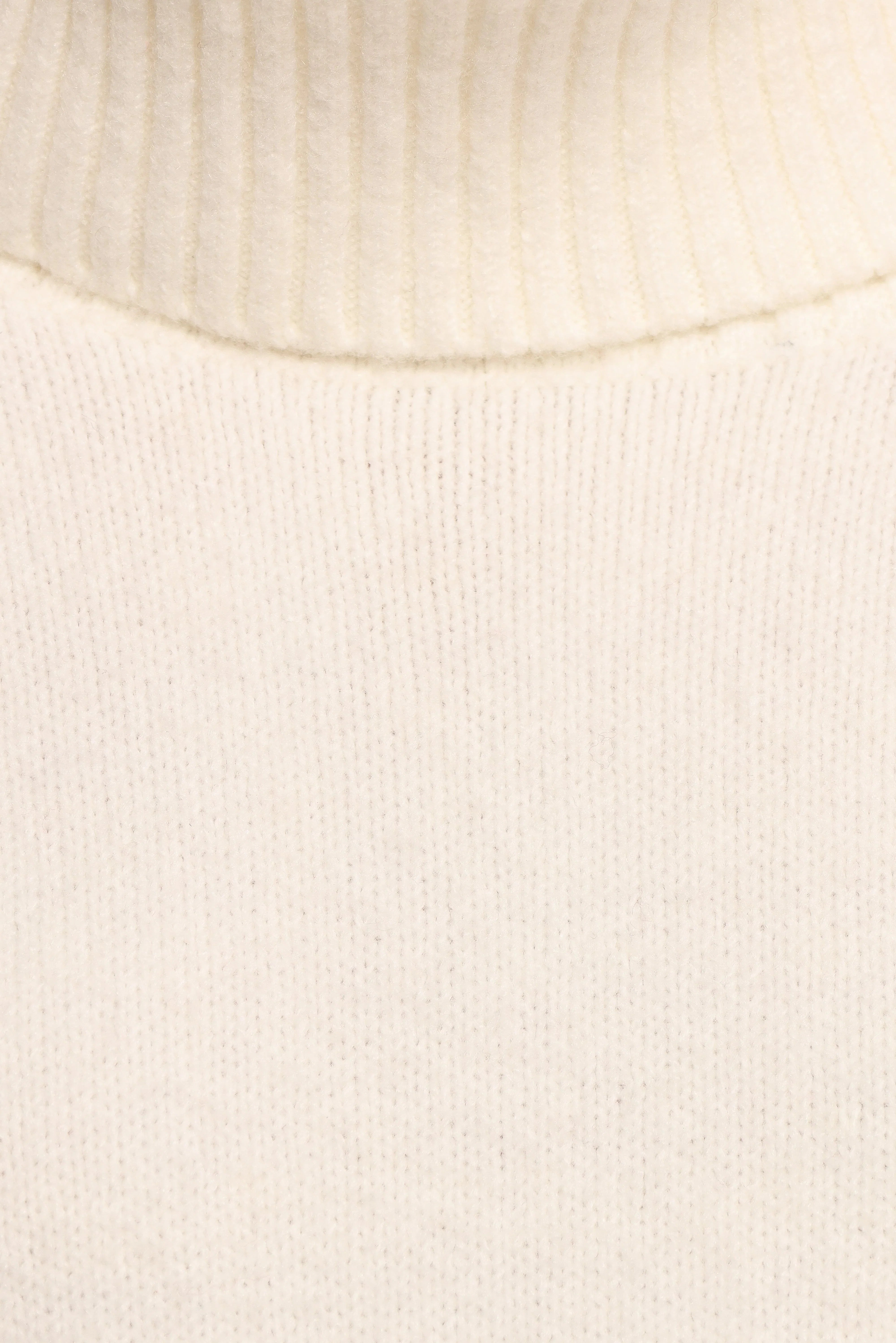 Bindy Cowlneck Knit Sweater White