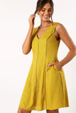 Rubes Mini Dress Mustard