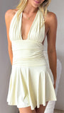Aeris Mini Dress Yellow