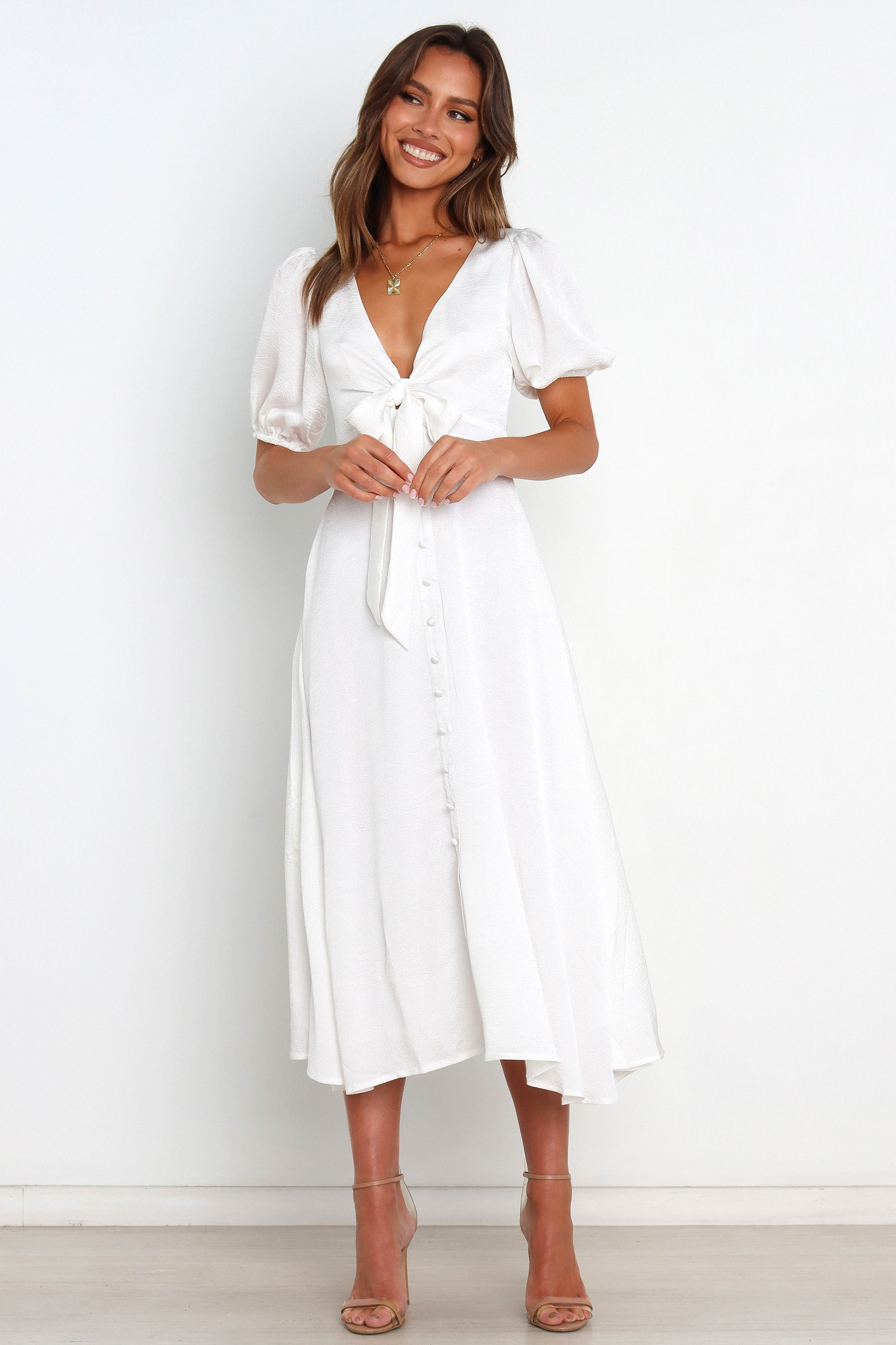 Piper Dress White