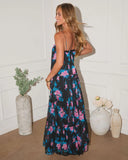 Boho Spritz Mesh Maxi Dress