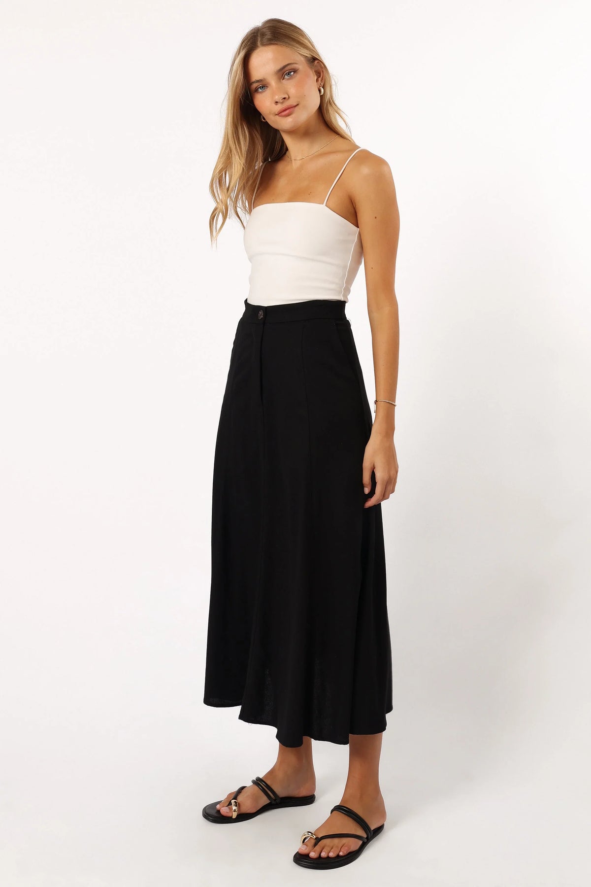 Odetta Maxi Skirt Black