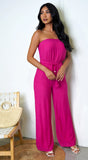 May Tube Jumpsuit Pink