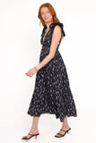 Adeline Maxi Dress Black Floral