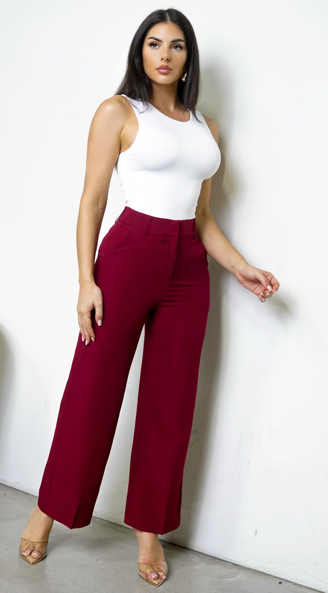 Rivane Pants Burgundy