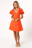 Lyle Mini Dress Orange Pink