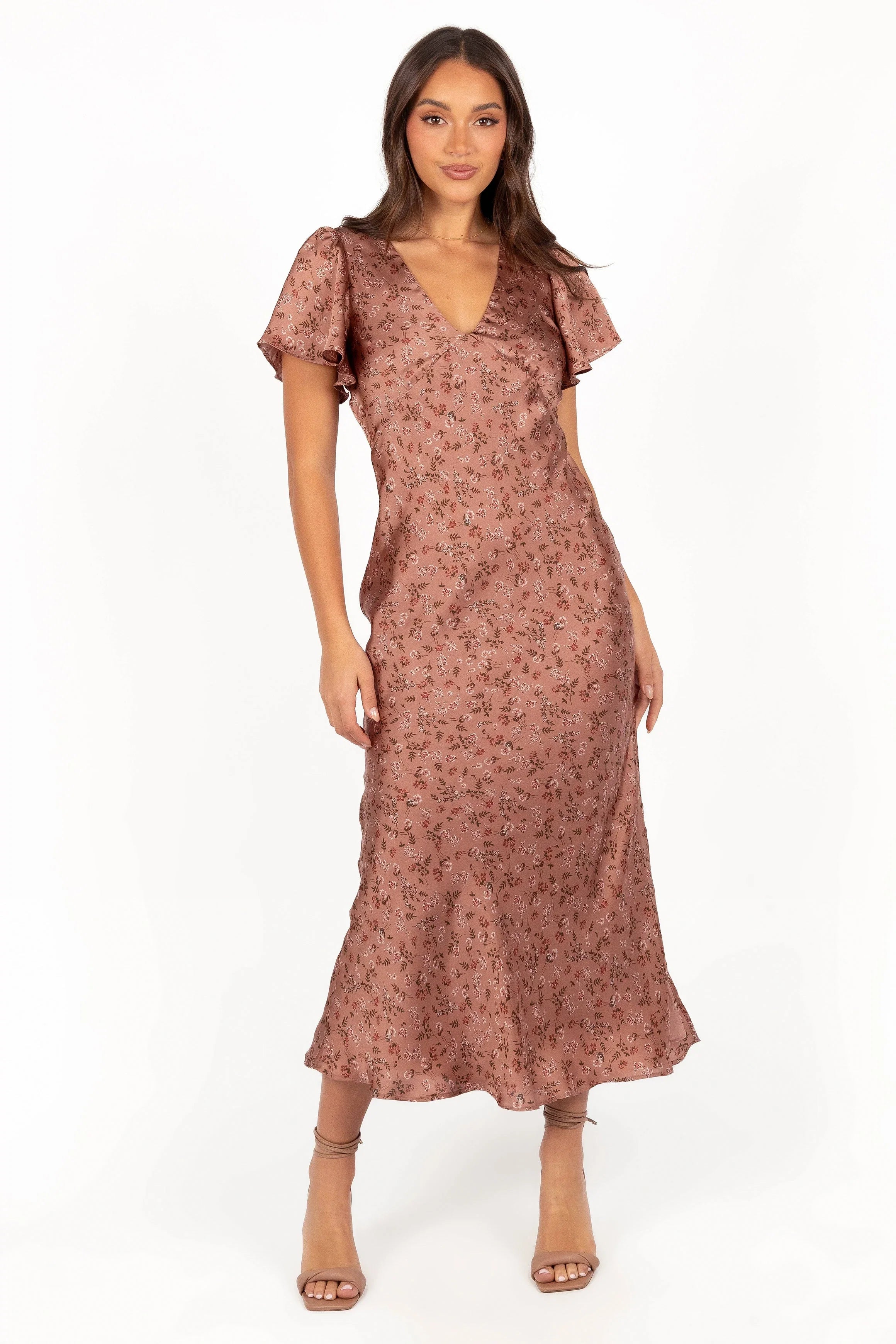 Flossy Maxi Dress Mauve