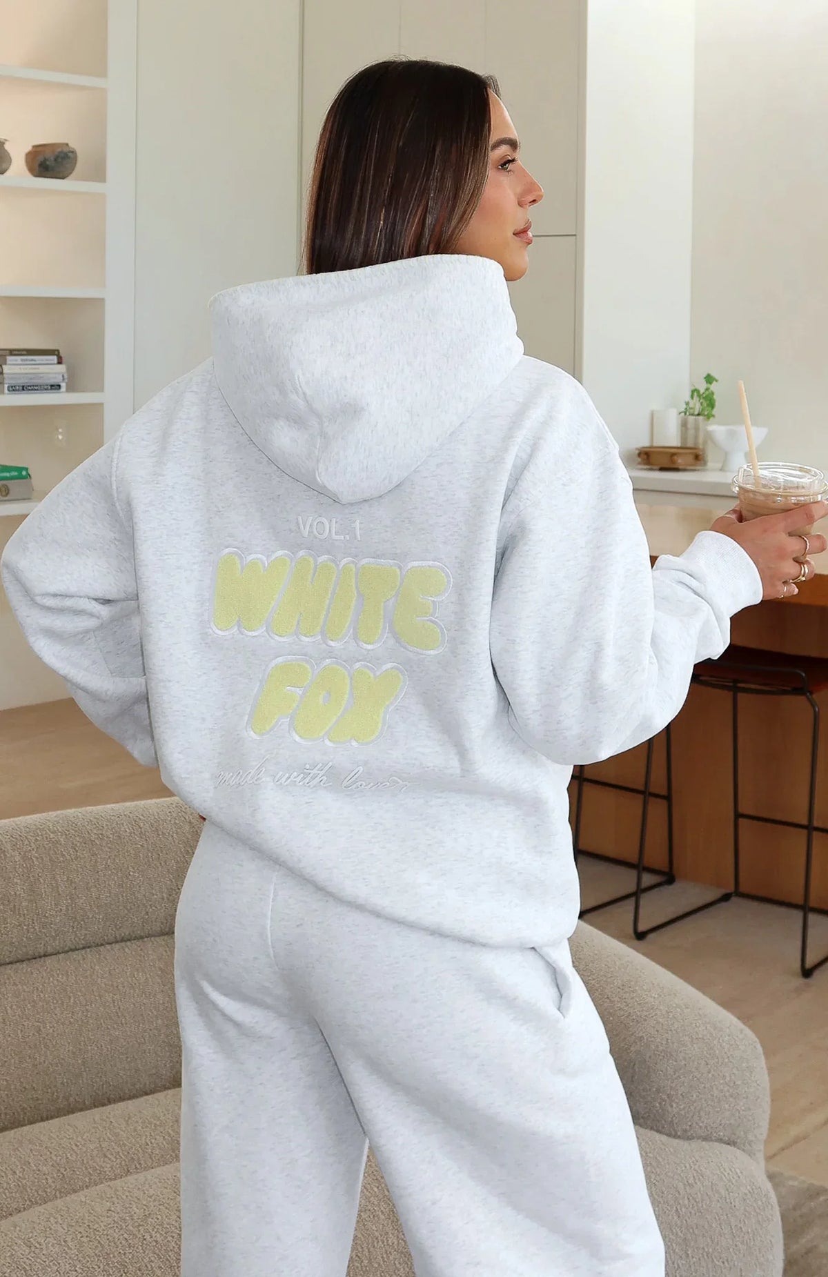 Vol 1 Oversized Hoodie Grey Marle